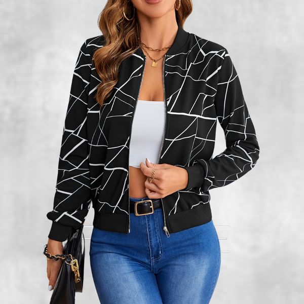 Carly Geometric Jacket - 1
