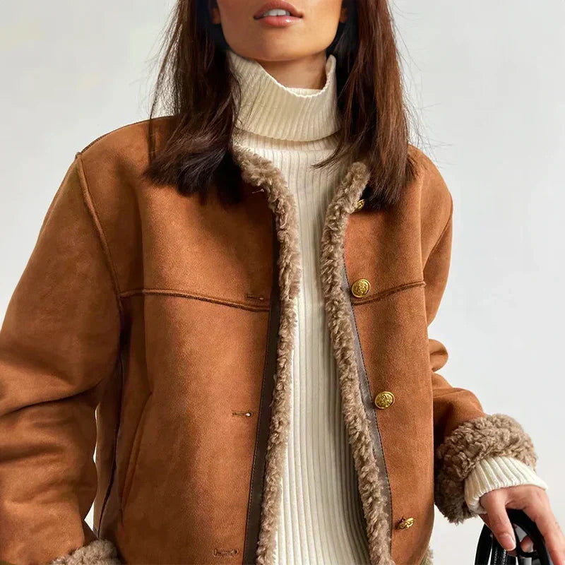 Lila Faux Shearling Jacket - 2