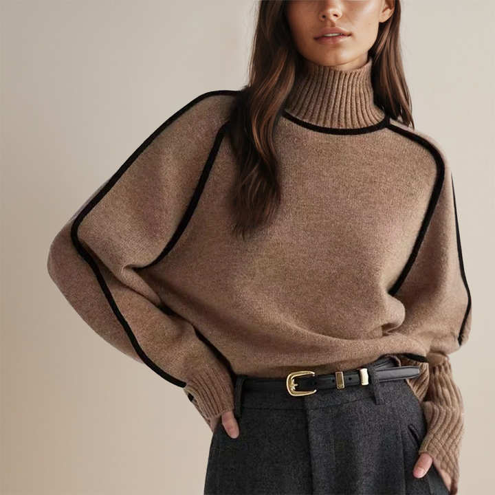 Emilie – Loose Knitted Wool Jumper - 6