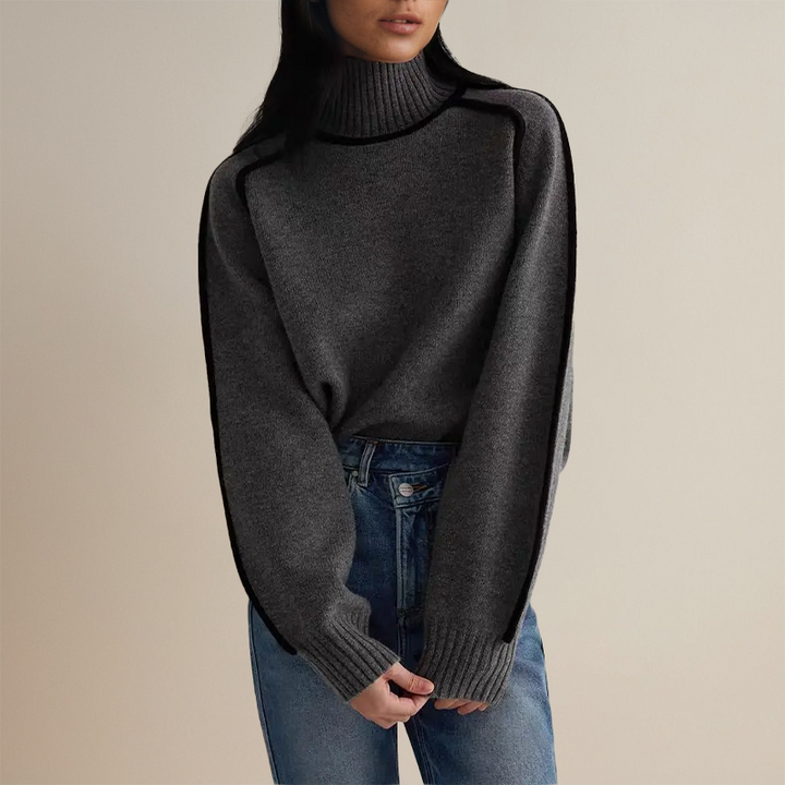 Emilie – Loose Knitted Wool Jumper - 4