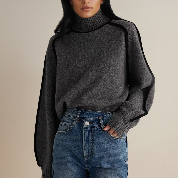 Emilie – Loose Knitted Wool Jumper - 7
