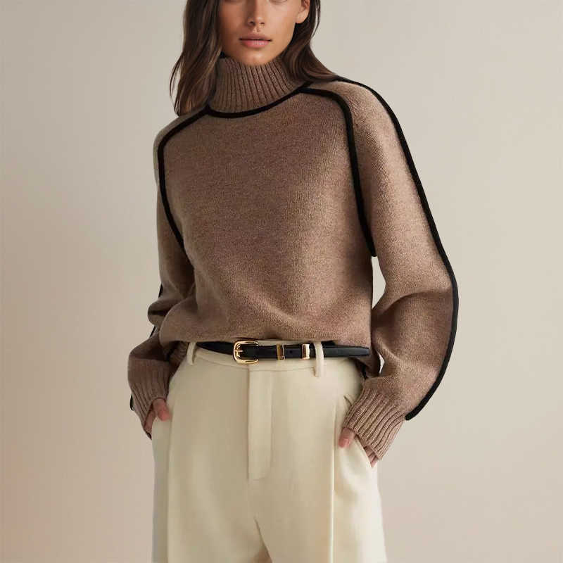 Emilie – Loose Knitted Wool Jumper - 3