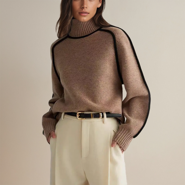 Emilie – Loose Knitted Wool Jumper - 3