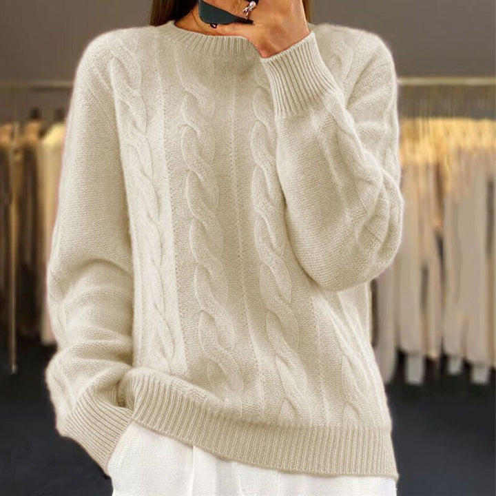 Michelle – Warm Knitted Jumper - 1