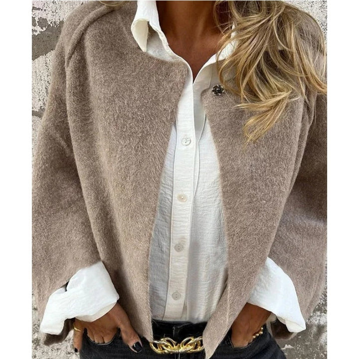 Cecila Loose Cashmere Jacket - 5